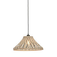 ZÁVĚSNÉ SVÍTIDLO, 45/45/20 cm  - černá/přírodní barvy, Trend, dřevo (45/45/20cm) - Good & Mojo