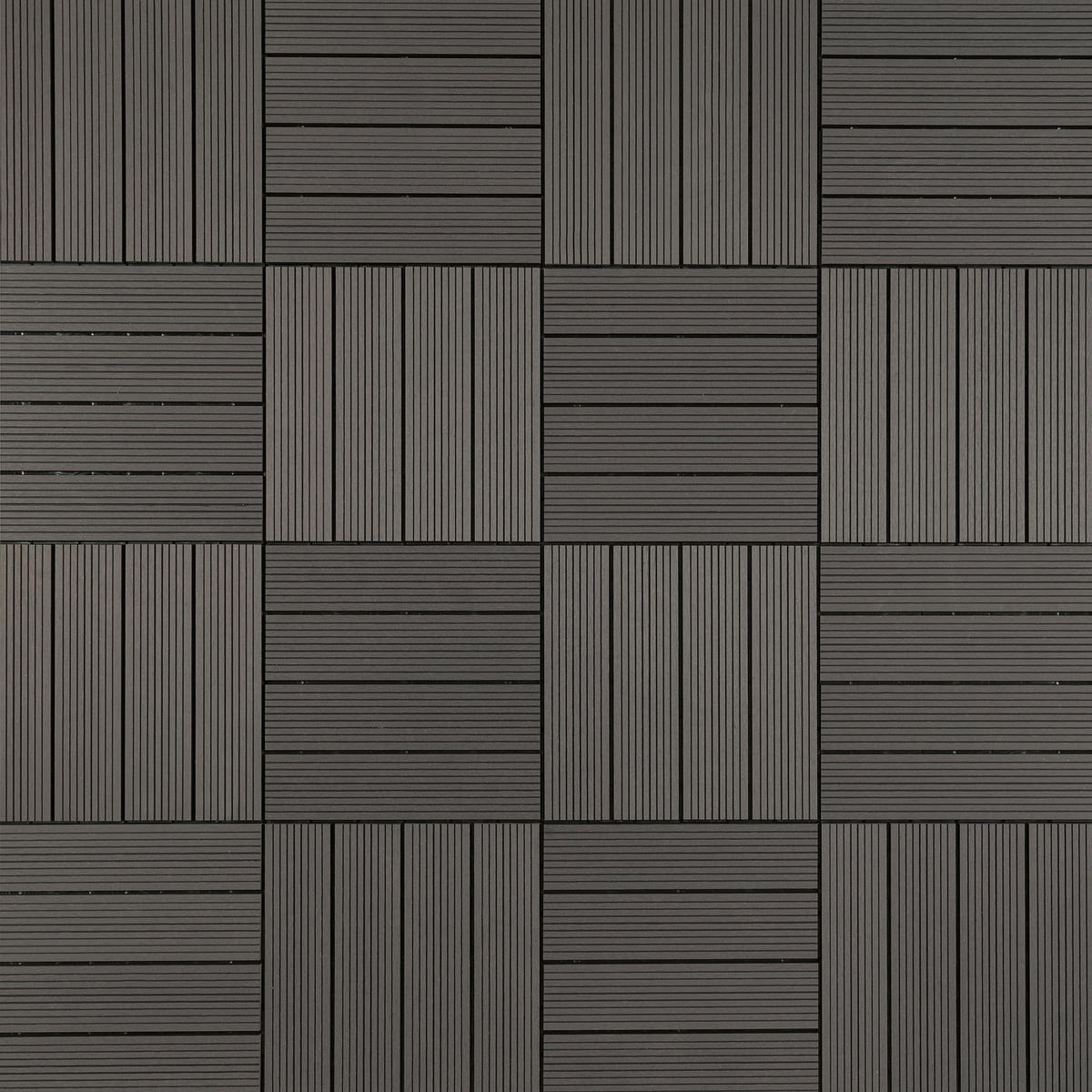 TERRASSENFLIESE Grau 11 Stück  - Grau, Basics, Kunststoff (30/30/2cm) - Ambia Garden
