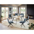 ECKBANK 163/223 cm  in Anthrazit, Schwarz, Eichefarben  - Eichefarben/Anthrazit, Design, Holz/Textil (163/223cm) - Voleo