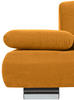 2,5-SITZER Velours Gelb  - Gelb, Design, Textil/Metall (221/76/90cm) - Max Winzer