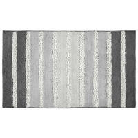 BADTEPPICH Grau 60/100 cm  - Grau, KONVENTIONELL, Kunststoff/Textil (60/100cm) - Kleine Wolke