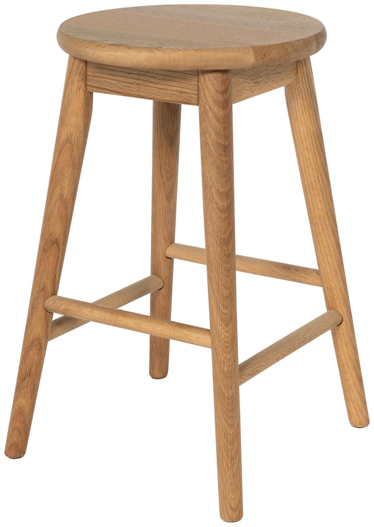 HOCKER Eiche Eichefarben  - Eichefarben, Natur, Holz (30/45/30cm) - Linea Natura