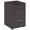 NACHTSCHRANK 40/61/42 cm  - Chromfarben/Graphitfarben, MODERN, Holzwerkstoff/Kunststoff (40/61/42cm) - Rauch Möbel
