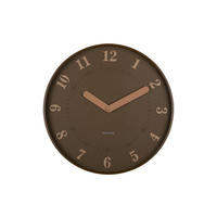 WANDUHR Amena Mokka  - Mokka, Basics, Kunststoff (40cm) - Karlsson