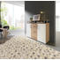 KOMMODE Weiß, Eichefarben - Eichefarben/Silberfarben, KONVENTIONELL, Holzwerkstoff/Kunststoff (116/90/38cm) - Boxxx KOMMODE Weiß, Eichefarben - Eichefarben/Silberfarben, KONVENTIONELL, Holzwerkstoff/Kunststoff (116/90/38cm) - Boxxx