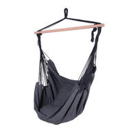 ZÁVĚSNÉ KŘESLO  - antracitová/světle hnědá, Trend, dřevo/textil (90/120/60cm) - Gardenson