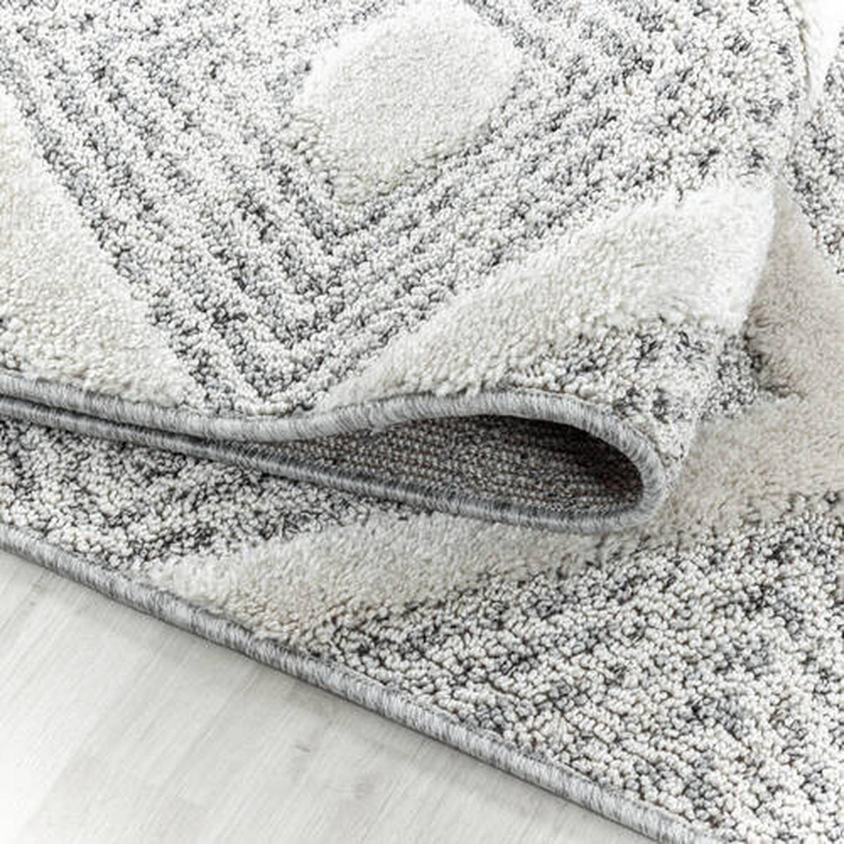 WEBTEPPICH 200/290 cm Pisa 4707 grau Grau  - Grau, KONVENTIONELL, Textil (200/290cm)
