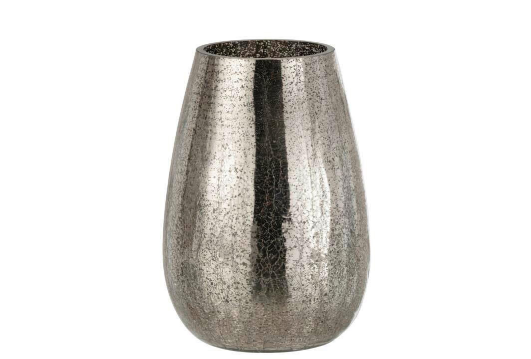 WINDLICHT - Grau, Basics, Glas (19/19/26cm)