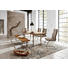 SCHWINGSTUHL Lederlook Edelstahlfarben, Taupe - Taupe/Edelstahlfarben, Design, Textil/Metall (44/103/60cm) - Novel