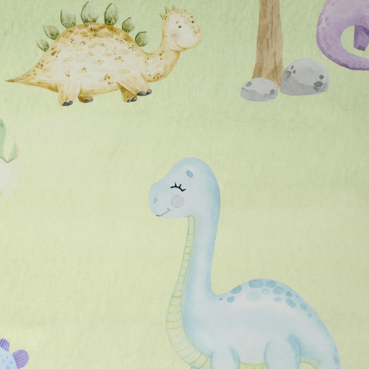BABYBETTWÄSCHESET 100/135 cm  - Weiss/Grün, Basics, Textil (100/135cm) - Patinio