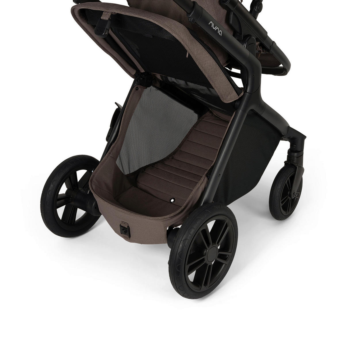 KINDERWAGEN DEMI icon  - Beigebraun/Schwarz, Basics, Metall (63/120/81cm) - Nuna