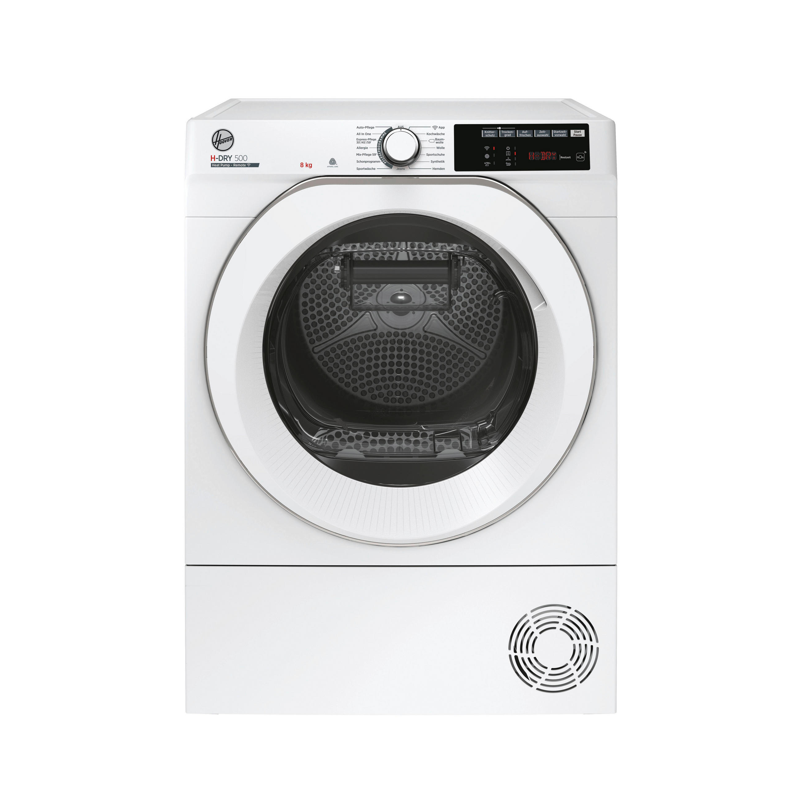 TROCKNER NDE H8A2TCES-84  - Weiß, Basics, Glas/Kunststoff (60/85/59cm) - Hoover
