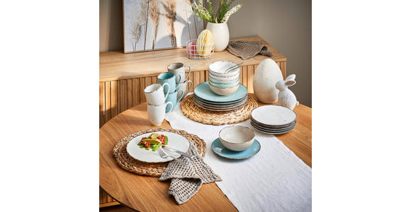 KOMBISERVICE Urban Life 24-teilig  - Türkis/Taupe, Design, Keramik - Landscape