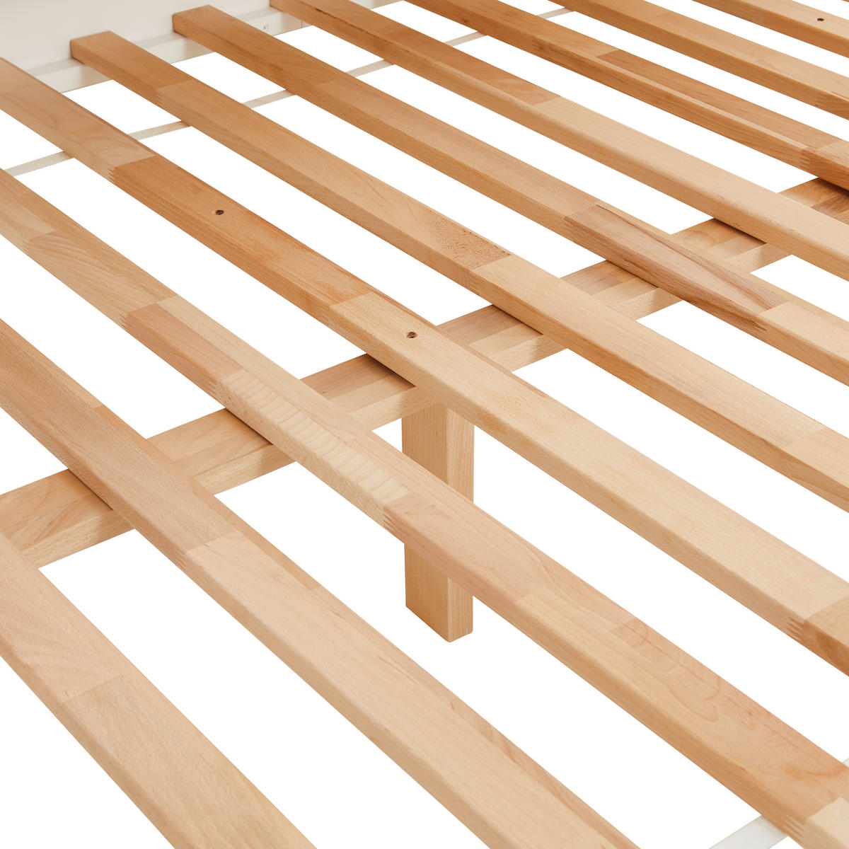 ETAGENBETT - Naturfarben/Weiß, KONVENTIONELL, Holz (140/200cm) - Linea Natura
