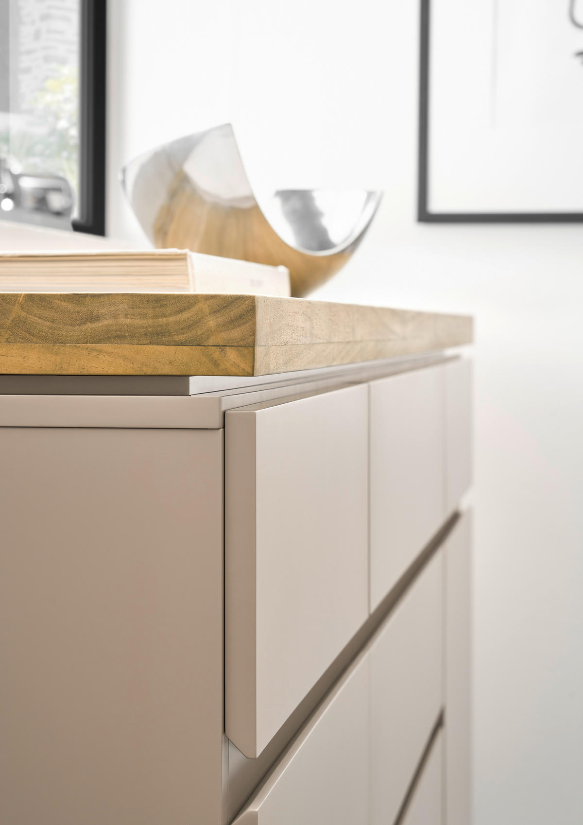 SIDEBOARD Palamos  in 150/86/40 cm  - Naturfarben/Grau, Basics, Holz/Holzwerkstoff (150/86/40cm)