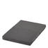 SPANNBETTTUCH Jersey Anthrazit bügelfrei, für Wasserbetten geeignet - Anthrazit, Basics, Textil (100/200cm) - BOXXX