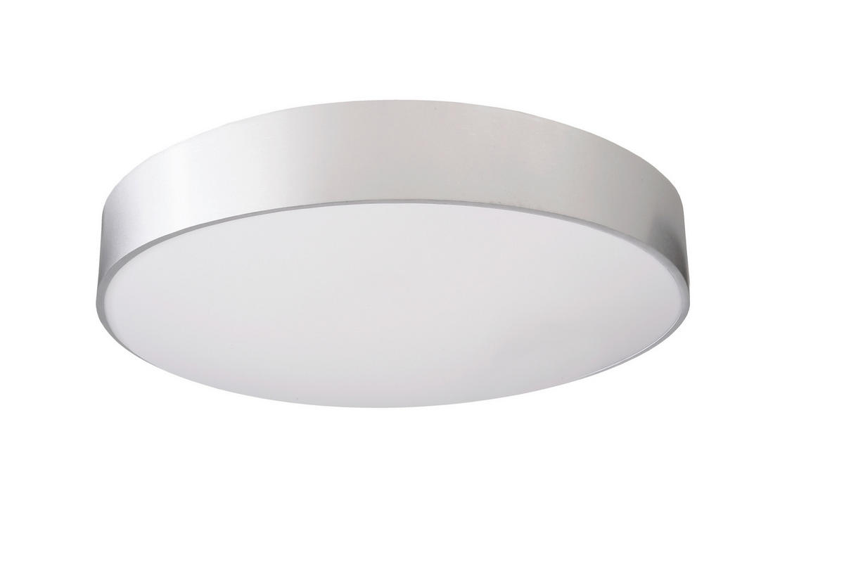 LED-DECKENLEUCHTE Menkar 40/40/9 cm   - Alufarben, KONVENTIONELL, Metall (40/40/9cm)
