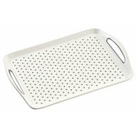 POSLUŽAVNIK ZA SERVIRANJE   45,5/32/4,5 cm           - bijela, Basics, plastika (45,5/32/4,5cm) - Kesper