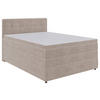 BOXSPRINGBETT 140/200 cm  in Beige  - Beige/Schwarz, Konventionell, Kunststoff/Textil (140/200cm) - Carryhome