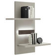 WANDBOARD  85/97/26 cm  - Eichefarben/Grau, Design, Holzwerkstoff (85/97/26cm) - Novel