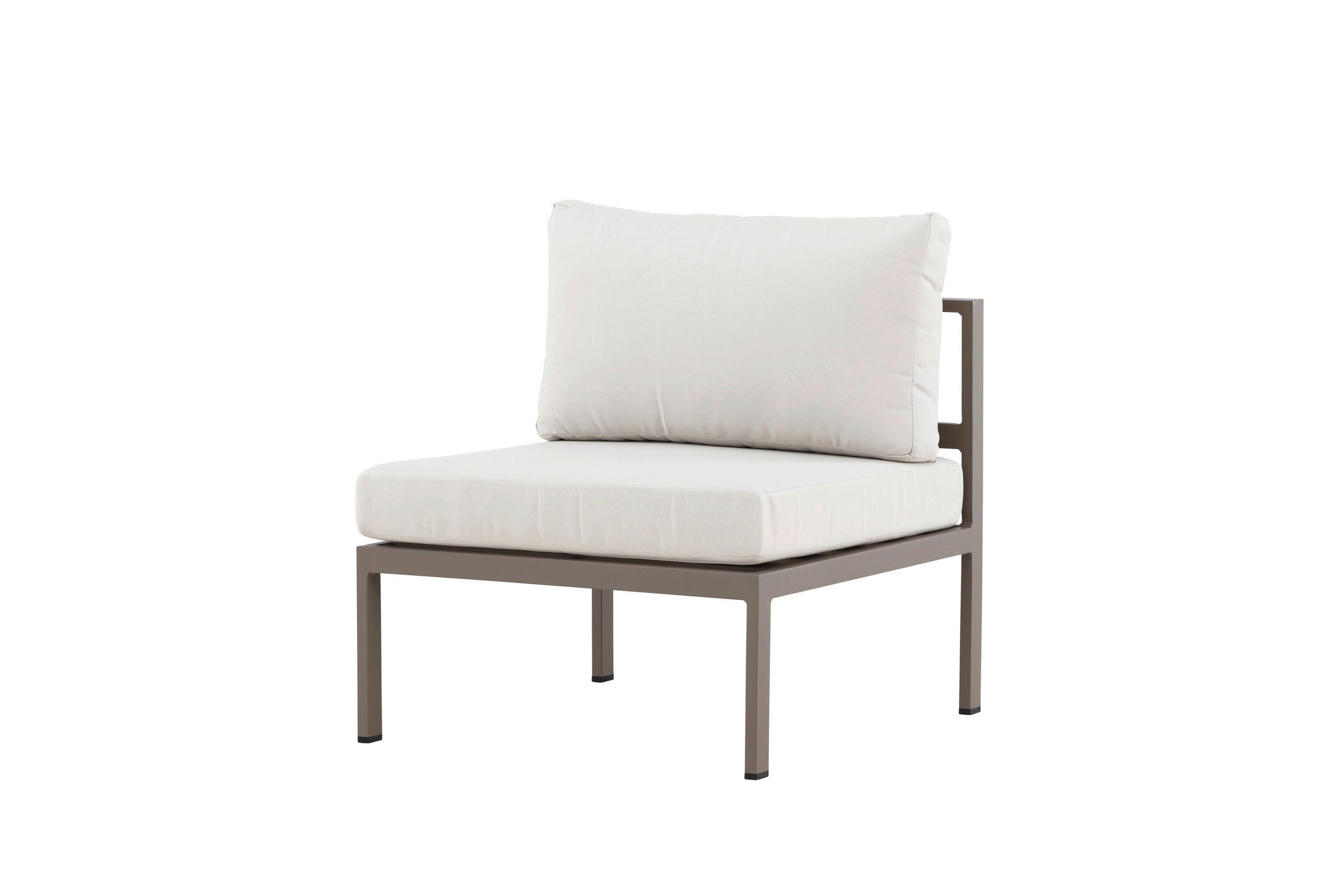 Gardenson Loungemittelteil Braun, Beige 70x65x74 cm
