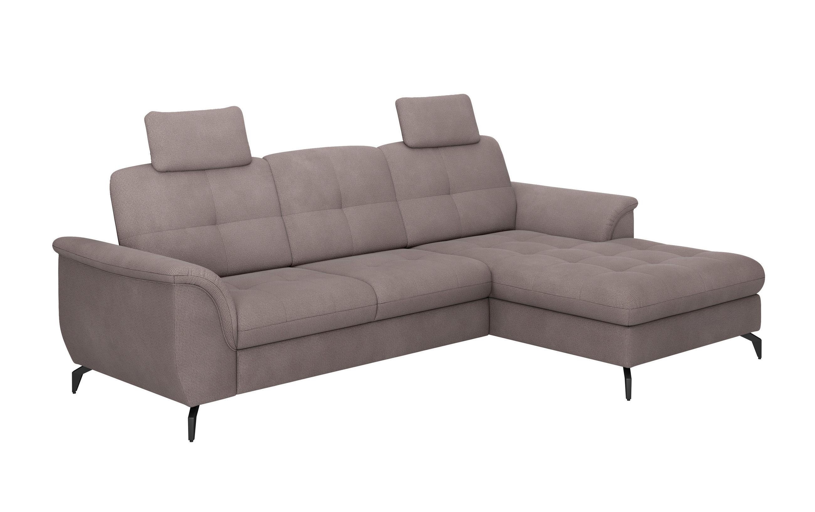 KOPFSTÜTZE in Flachgewebe  - Taupe, Modern, Textil (50/25/12cm) - Sit & More