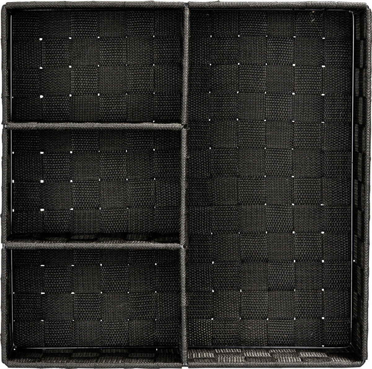 LÅDA MED FACK  32/10/32 cm  - svart, Basics, plast (32/10/32cm)