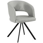 ARMLEHNSTUHL  Stoffauswahl, Typenauswahl, inklusive Armlehnen Samt  - Creme/Schwarz, KONVENTIONELL, Textil/Metall (56/84/59cm) - Moderano