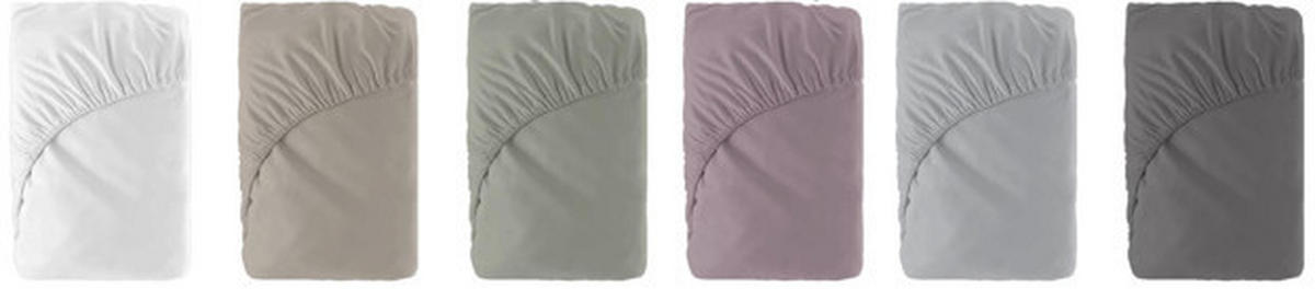 SPANNBETTTUCH 140/220 cm  - Grau, Textil (140/220cm) - Bio:Vio