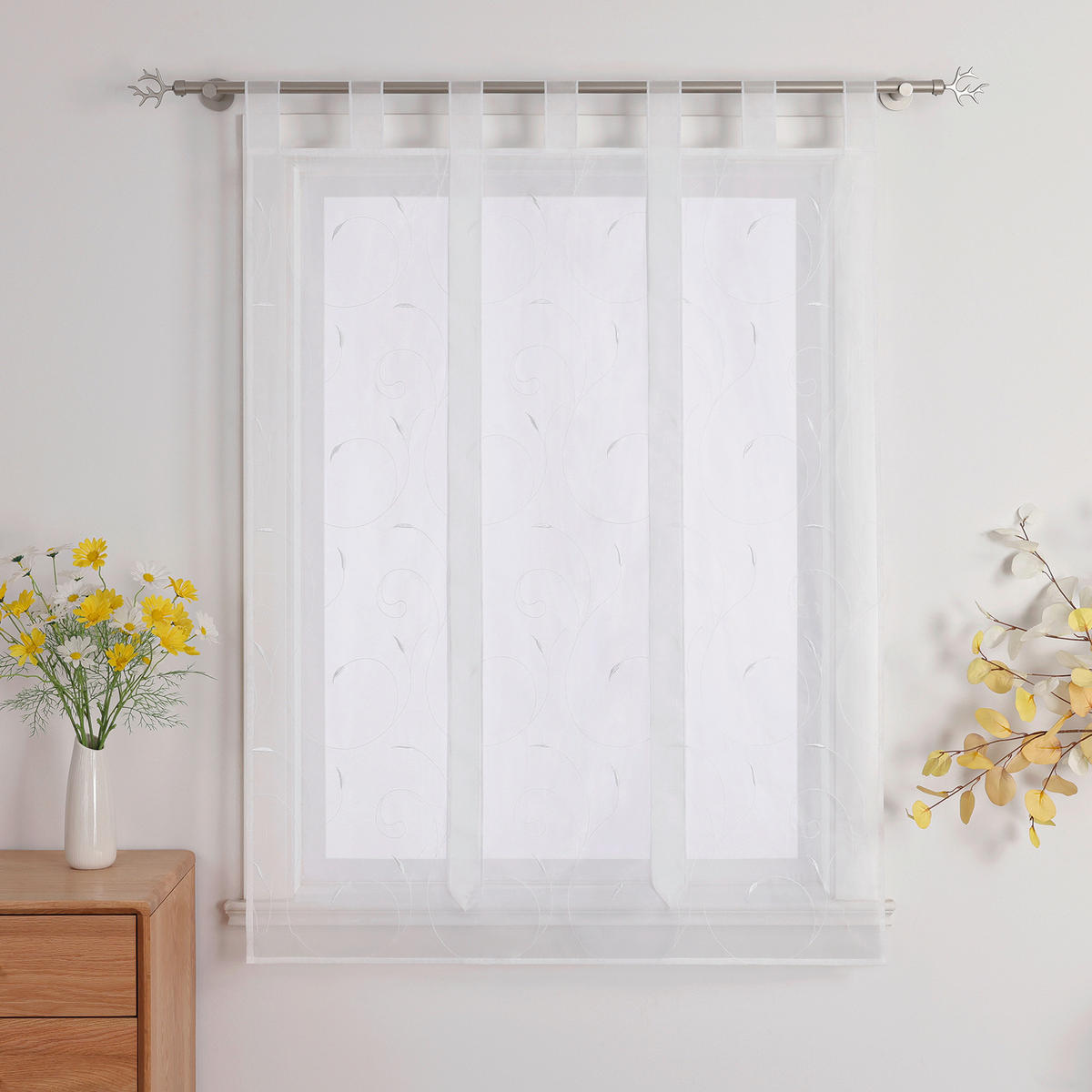 FALTROLLO  transparent  140/140 cm    - Weiß Hochglanz, Basics, Textil (140/140cm) - Joyswahl