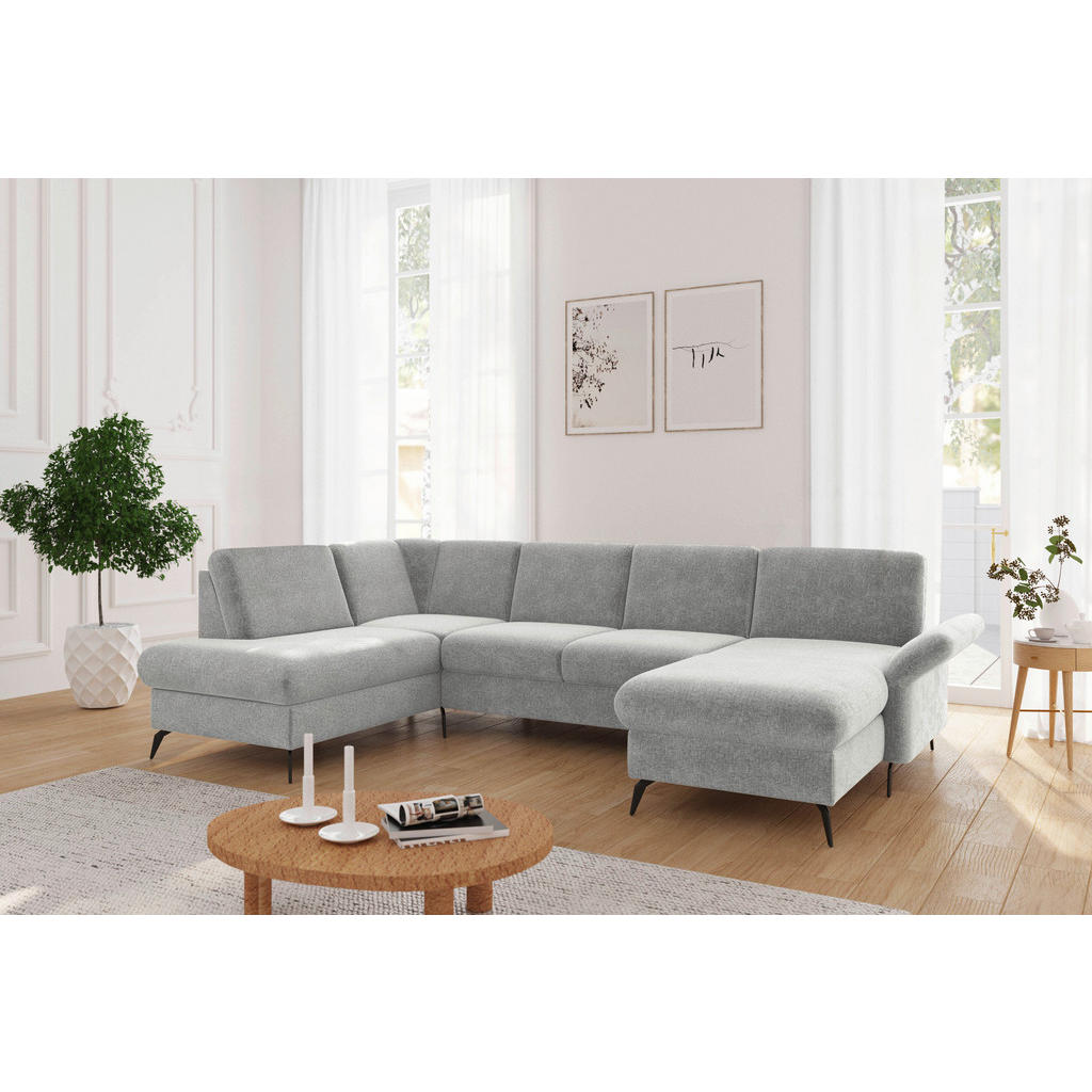 Sit & More SEDACIA SÚPRAVA, textil, svetlosivá