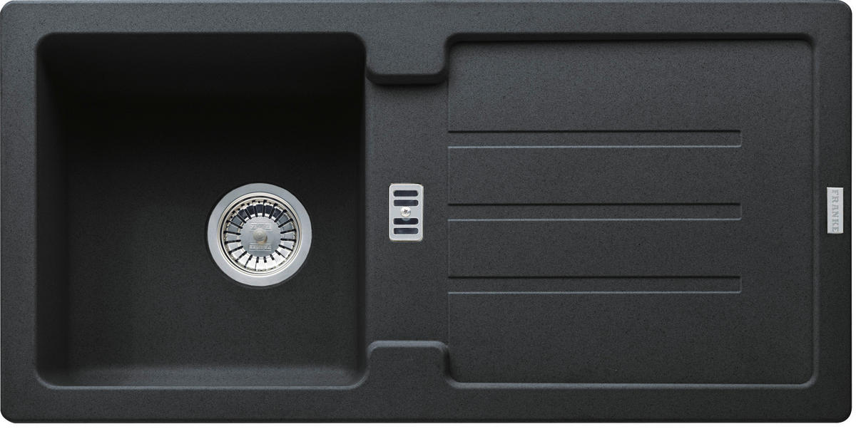 SPÜLE  - Dunkelgrau, Basics, Stein (86/15/43,5cm) - Franke