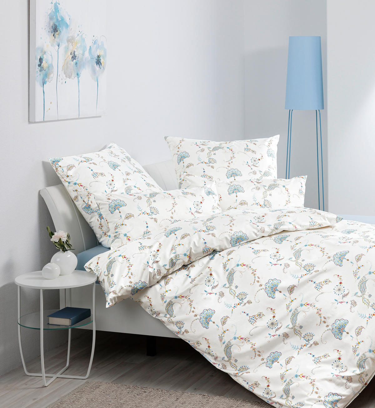 BETTWÄSCHE MILANO Makosatin 135/200 cm  - Multicolor, Basics, Textil (135/200cm) - Janine