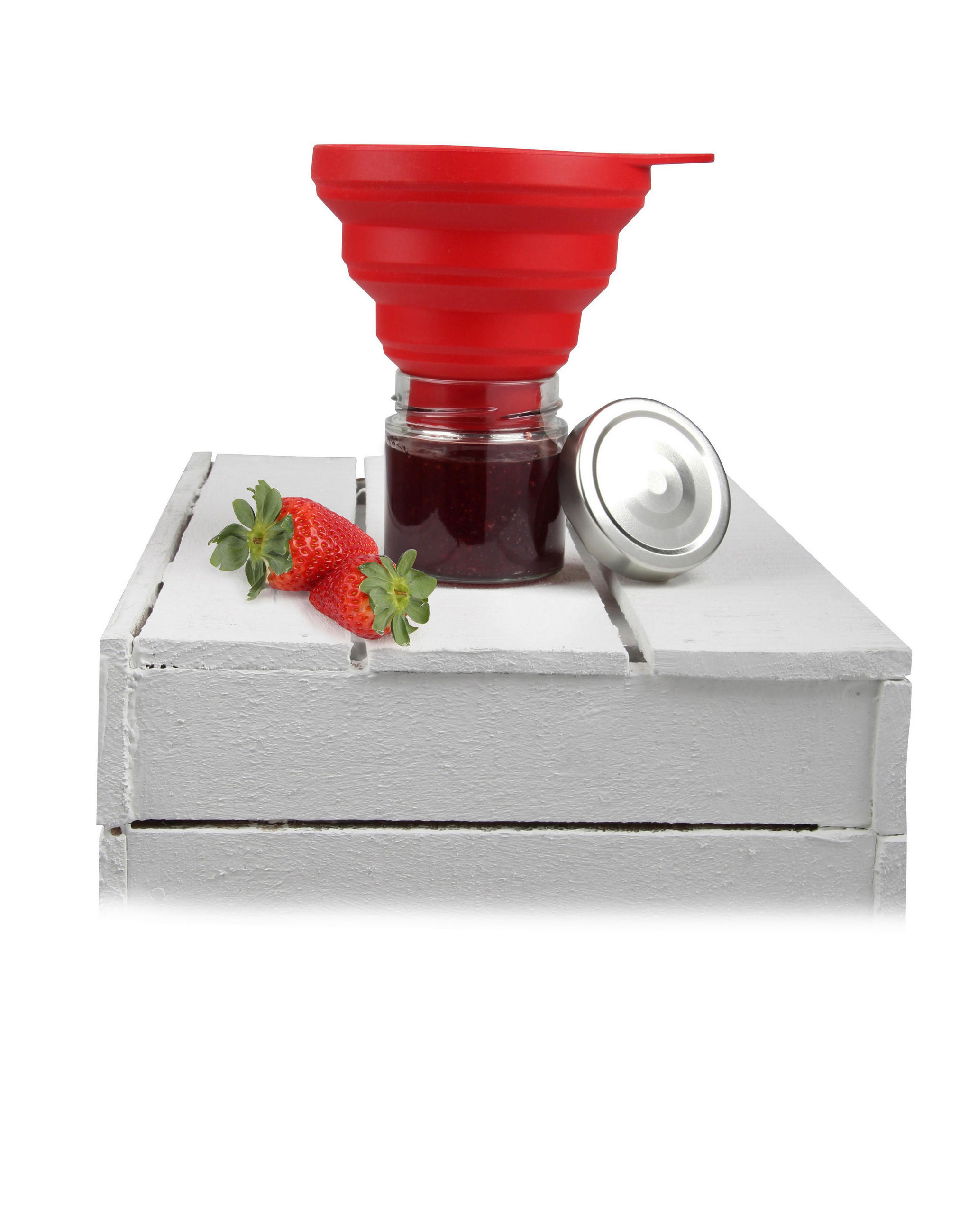 TRICHTER - Rot, Basics, Kunststoff (5cm) - Dr.Oetker