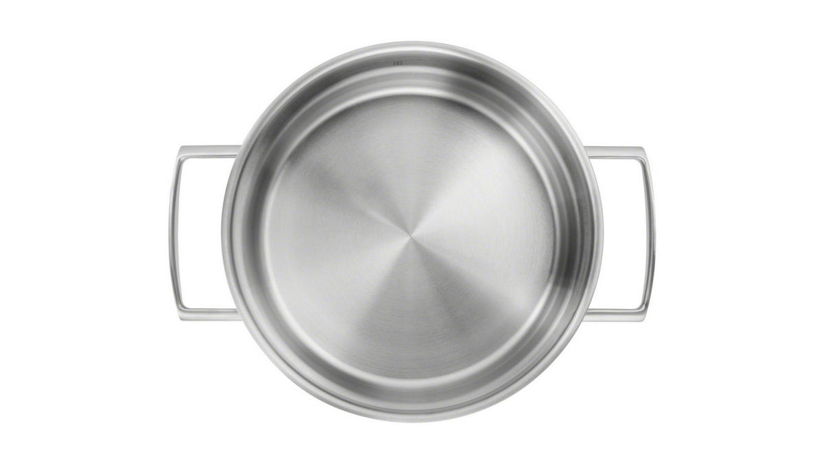 KOCHTOPFSET Vitality 5-teilig  - Edelstahlfarben, Design, Glas/Metall - Zwilling