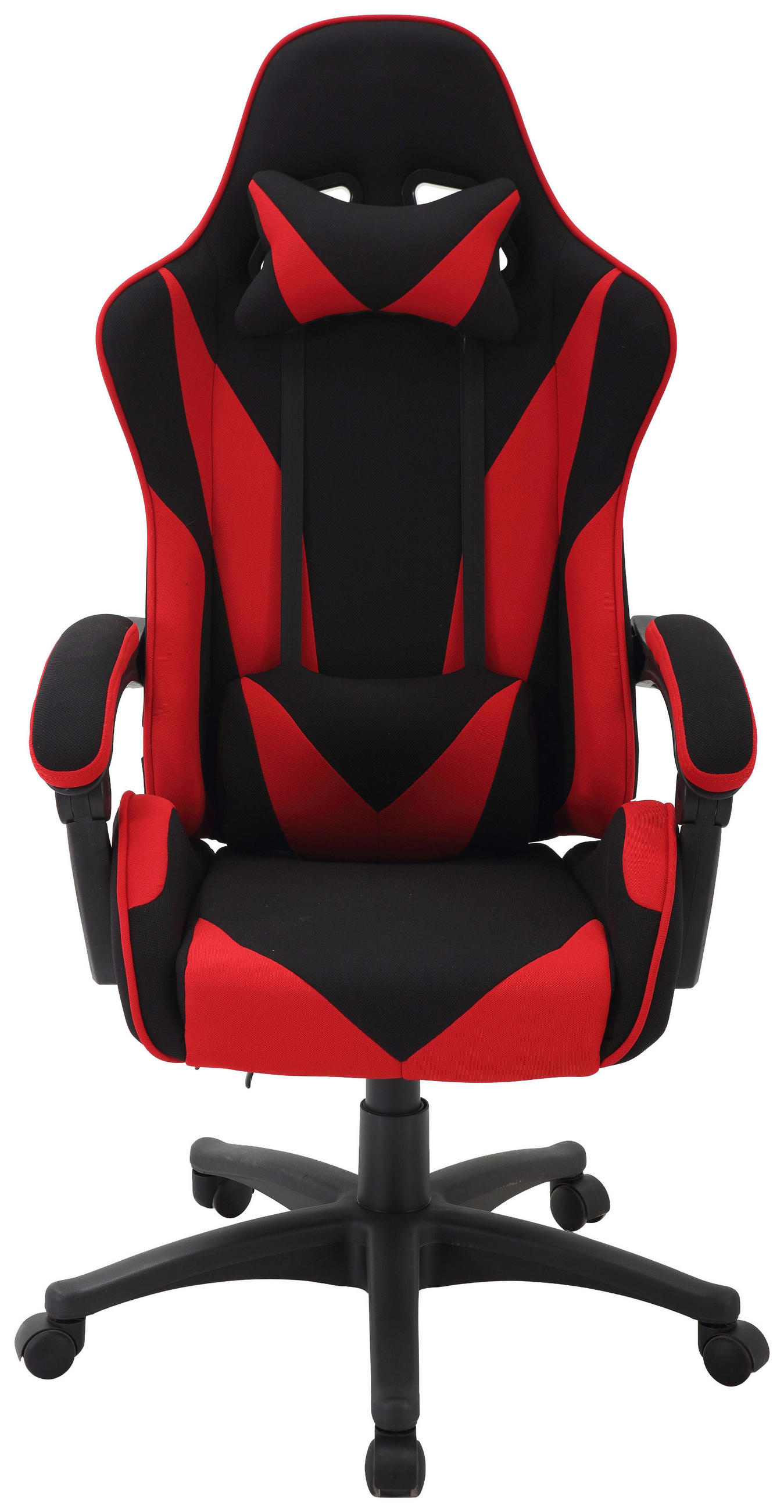 GAMING STOLICA  crvena, crna  metal, plastika, tekstil  - crvena/crna, Design, metal/tekstil (65/132/67cm) - Xora