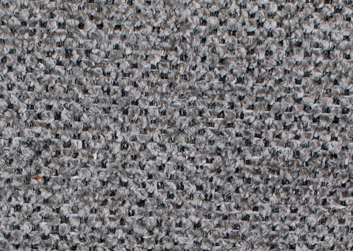 SAROKKANAPÉ textil sötétszürke  - fekete/sötétszürke, Konventionell, textil/fém (184/265cm) - Hom`in