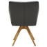 ARMLEHNSTUHL in Anthrazit, Eichefarben - Eichefarben/Anthrazit, Design, Leder/Holz (60/90/61cm) - Dieter Knoll ARMLEHNSTUHL in Anthrazit, Eichefarben - Eichefarben/Anthrazit, Design, Leder/Holz (60/90/61cm) - Dieter Knoll