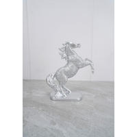 DEKOR ÁLLATFIGURA - ezüstszínű, Basics, műanyag (19,5/7/23cm)