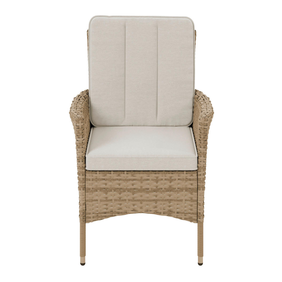 LOUNGE GARNITÚRA 4 részes    - bézs/natúr színű, Romantik / Landhaus, műanyag/Üveg - Ambia Garden