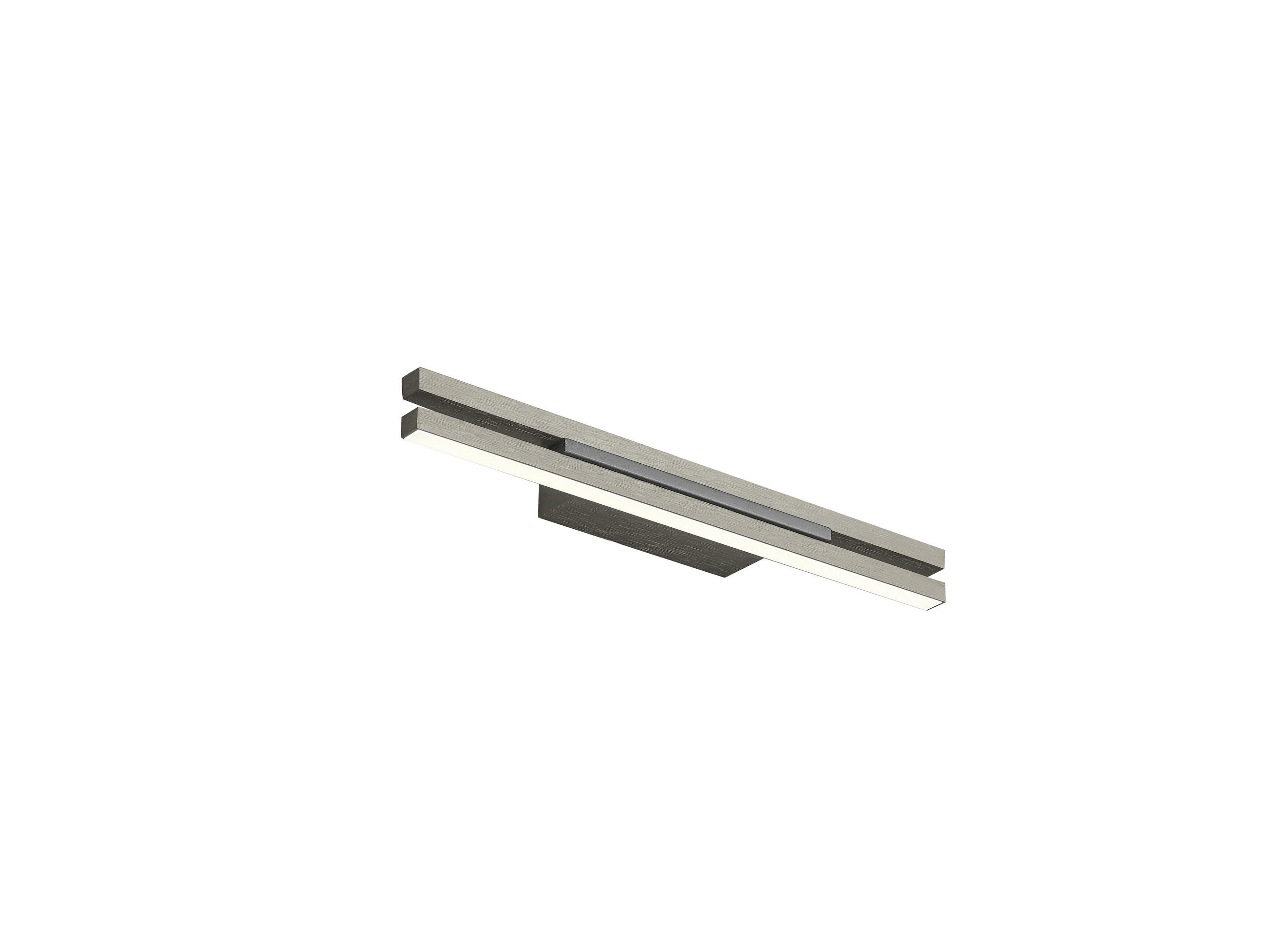 LED-WANDLEUCHTE 40/4/7 cm   - Bronzefarben, Design, Metall (40/4/7cm) - elements by BANKAMP