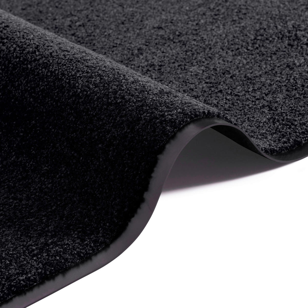 SCHMUTZFANGMATTE  90/150 cm  Schwarz  - Schwarz, Basics, Kunststoff/Textil (90/150cm)