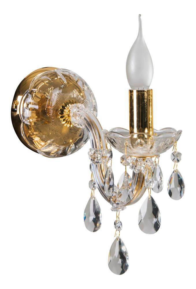 WANDLEUCHTE Maria Teresa 12/26/24 cm   - Goldfarben, KONVENTIONELL, Metall (12/26/24cm)