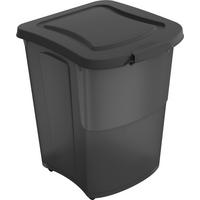 FUTTERBEHÄLTER - Anthrazit, Basics, Kunststoff (37/50/41cm) - Rotho