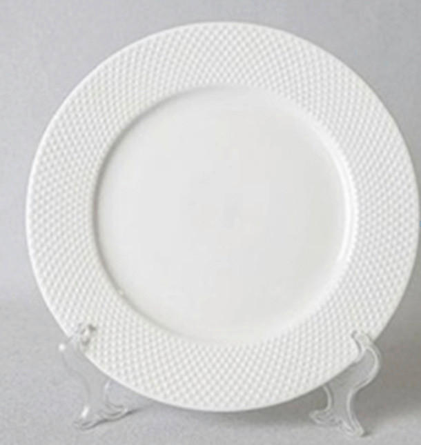 MĚLKÝ TALÍŘ keramika 26.5 cm - bílá, Lifestyle, keramika (26.5cm) - Novel