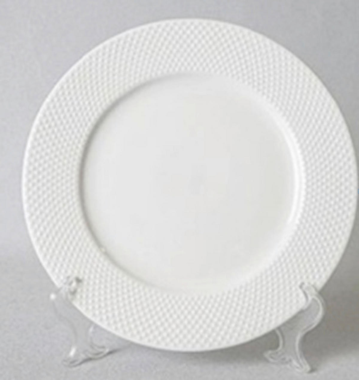 MĚLKÝ TALÍŘ keramika 26.5 cm - bílá, Lifestyle, keramika (26.5cm) - Novel