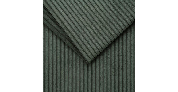 HOCKER Cord Waldgrün  - Waldgrün/Schwarz, Design, Textil/Metall (140/45/80cm) - Xora