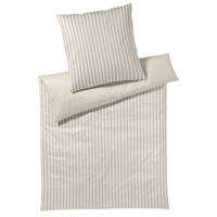 WENDEBETTWÄSCHE 2-teilig Soft Lines Flanell 135/200 cm  - Creme, Basics, Textil (135/200cm) - Joop!