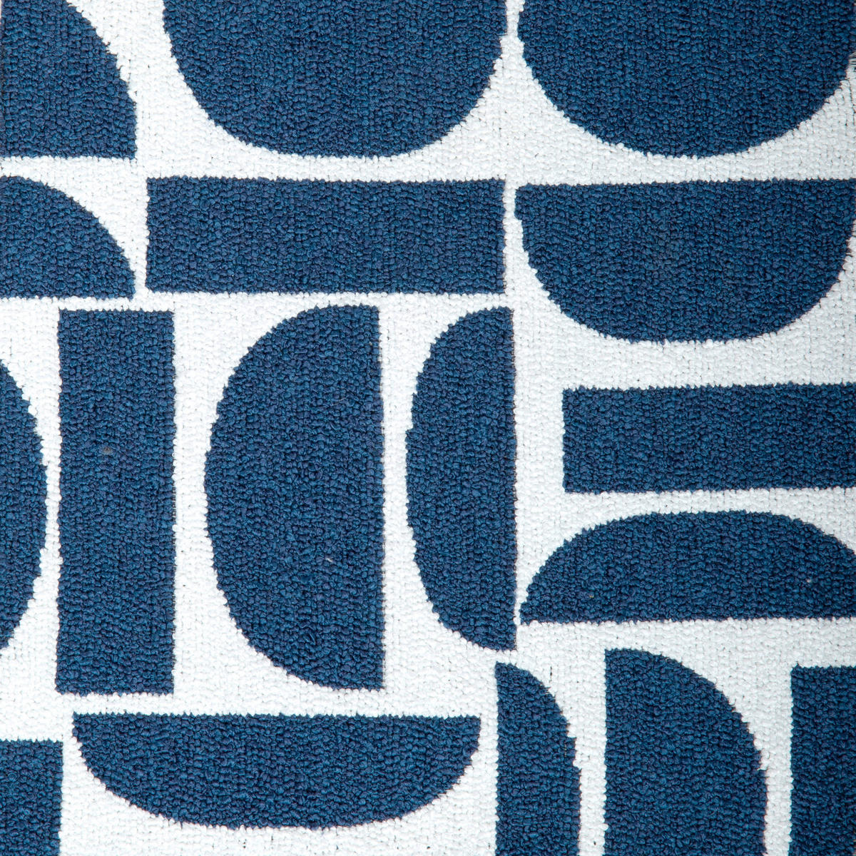 ARMLEHNSTUHL  in Eisen Jacquard  - Blau/Schwarz, Design, Textil/Metall (59/89,5/63cm) - Novel
