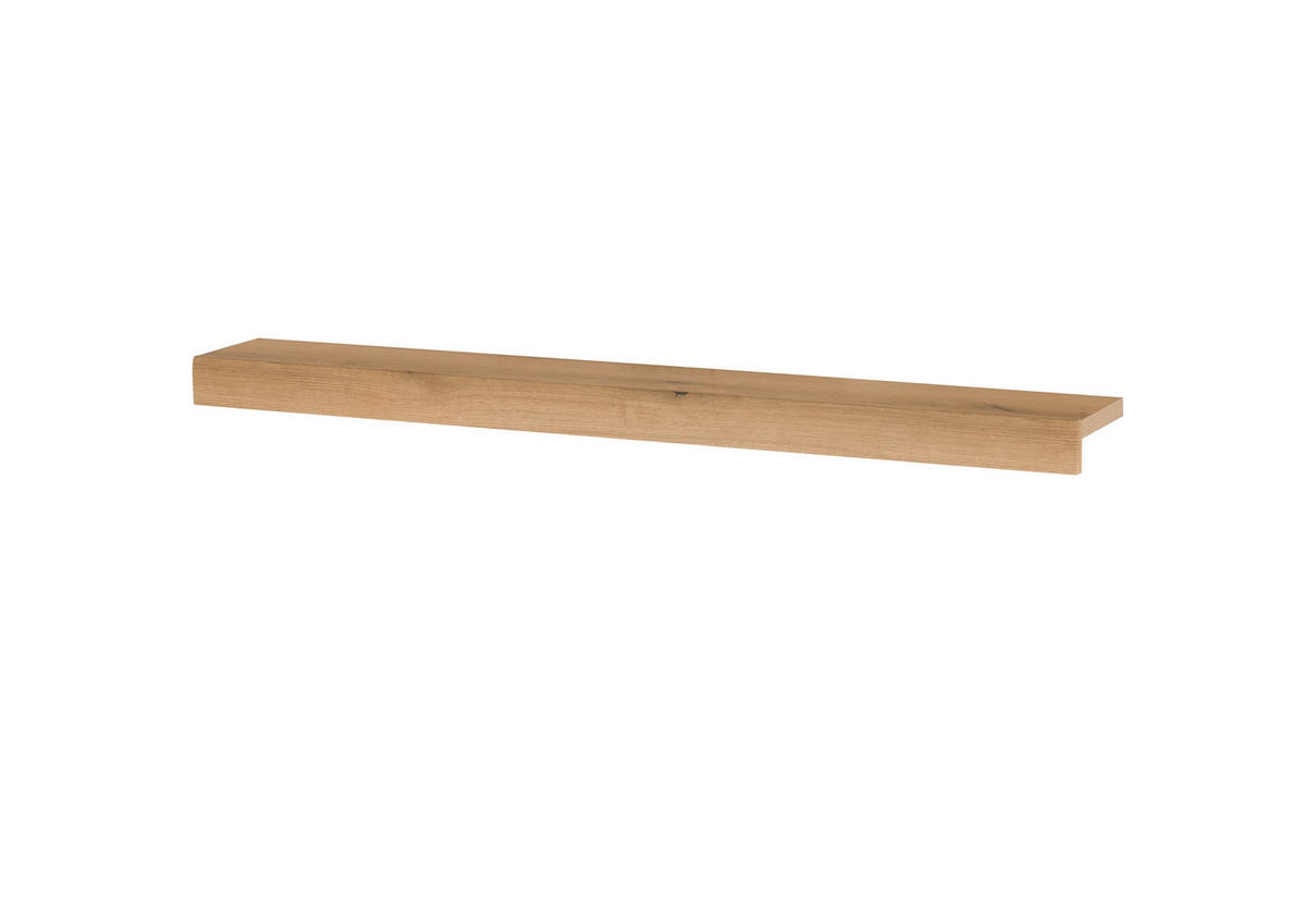 WANDBOARD in 150/8/20 cm Eichefarben  - Eichefarben, Design, Holzwerkstoff (150/8/20cm) - MID.YOU